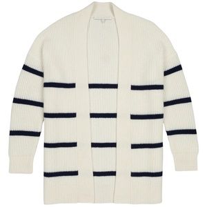 Cove striped fisherman Cashmere cardigan
